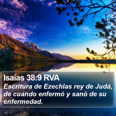 Isaías 38:9 RVA Bible Verse Image