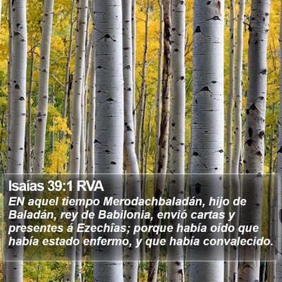 Isaías 39:1 RVA Bible Verse Image