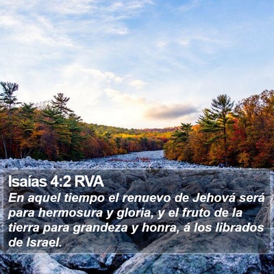 Isaías 4:2 RVA Bible Verse Image