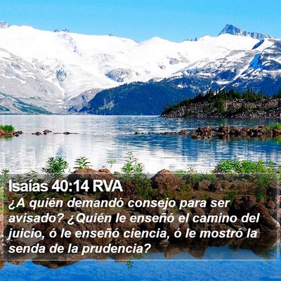Isaías 40:14 RVA Bible Verse Image