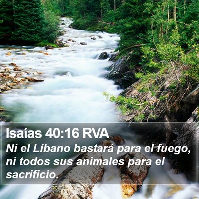 Isaías 40:16 RVA Bible Verse Image