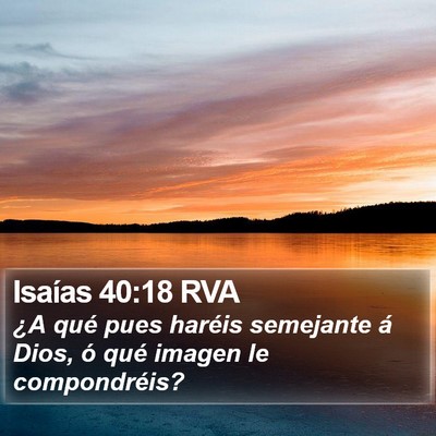 Isaías 40:18 RVA Bible Verse Image