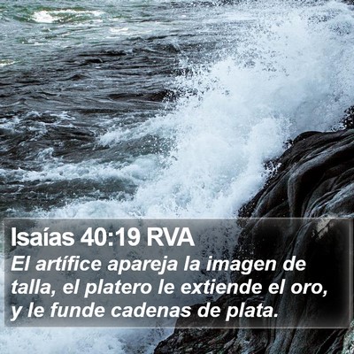 Isaías 40:19 RVA Bible Verse Image
