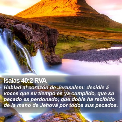Isaías 40:2 RVA Bible Verse Image