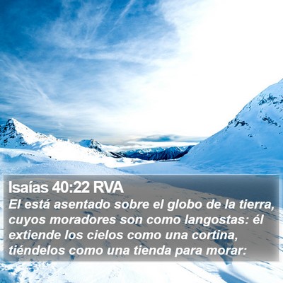 Isaías 40:22 RVA Bible Verse Image