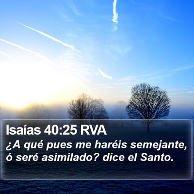 Isaías 40:25 RVA Bible Verse Image