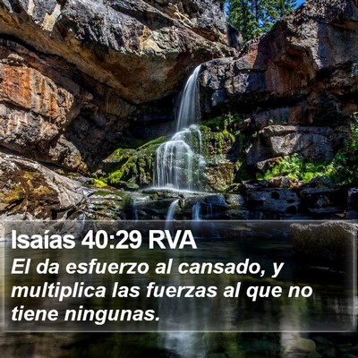 Isaías 40:29 RVA Bible Verse Image