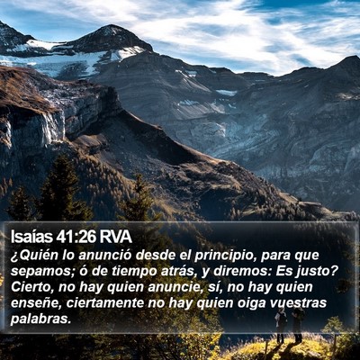 Isaías 41:26 RVA Bible Verse Image