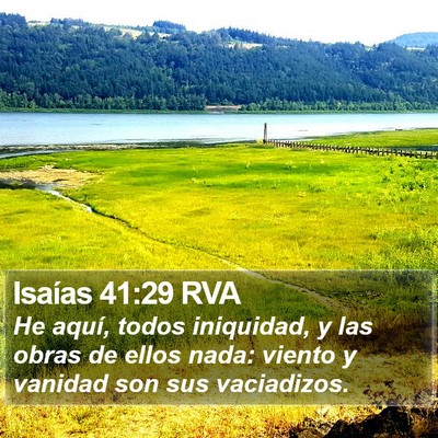 Isaías 41:29 RVA Bible Verse Image