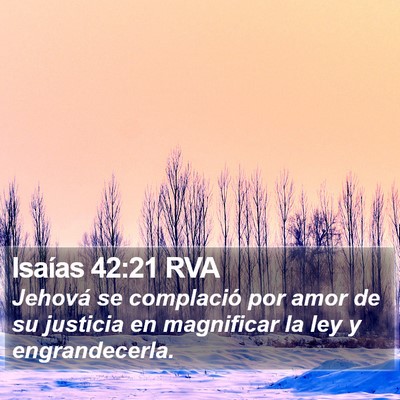 Isaías 42:21 RVA Bible Verse Image