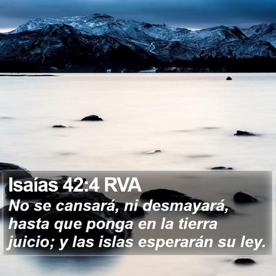 Isaías 42:4 RVA Bible Verse Image