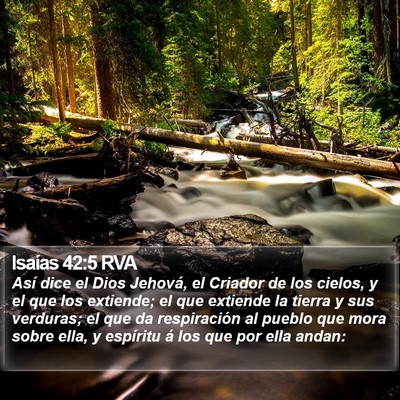 Isaías 42:5 RVA Bible Verse Image