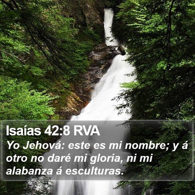 Isaías 42:8 RVA Bible Verse Image
