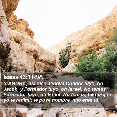 Isaías 43:1 RVA Bible Verse Image