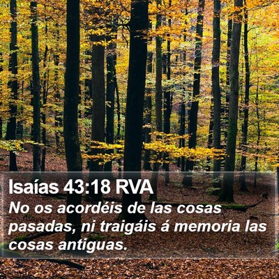 Isaías 43:18 RVA Bible Verse Image