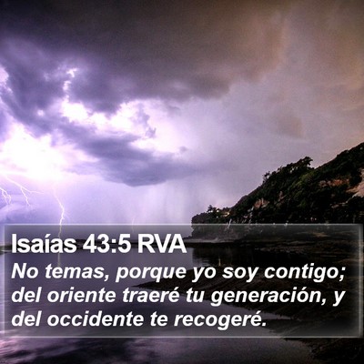 Isaías 43:5 RVA Bible Verse Image