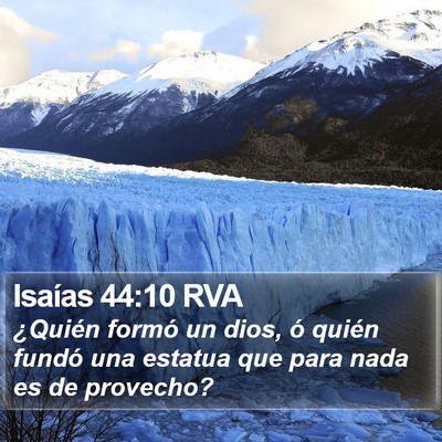 Isaías 44:10 RVA Bible Verse Image