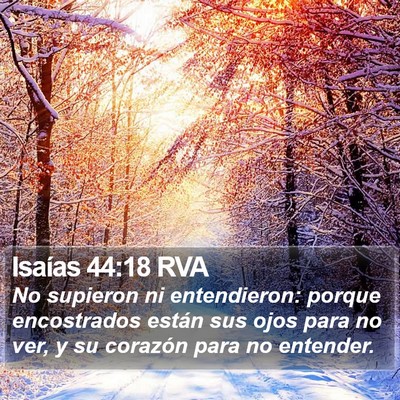 Isaías 44:18 RVA Bible Verse Image