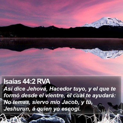 Isaías 44:2 RVA Bible Verse Image