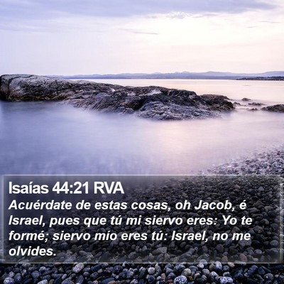 Isaías 44:21 RVA Bible Verse Image