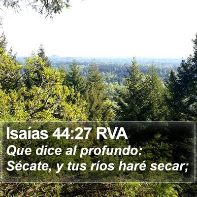 Isaías 44:27 RVA Bible Verse Image