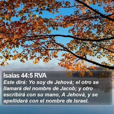 Isaías 44:5 RVA Bible Verse Image