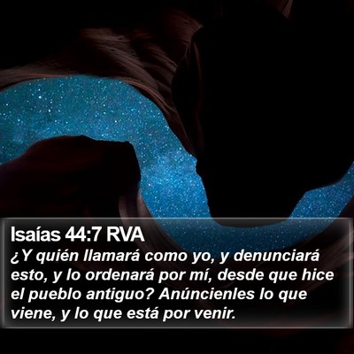Isaías 44:7 RVA Bible Verse Image