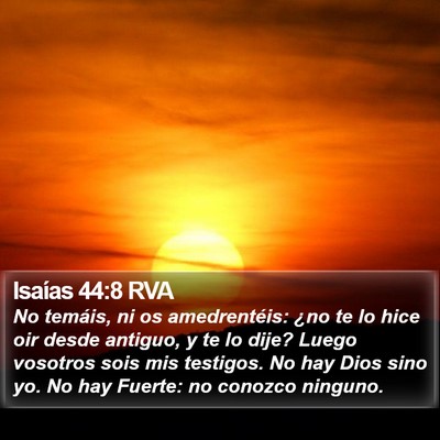 Isaías 44:8 RVA Bible Verse Image