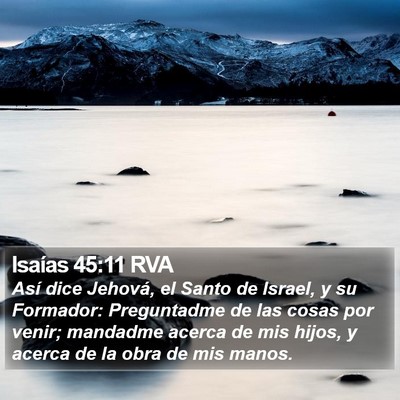 Isaías 45:11 RVA Bible Verse Image