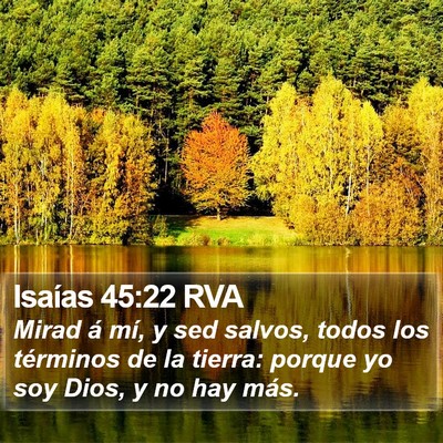 Isaías 45:22 RVA Bible Verse Image