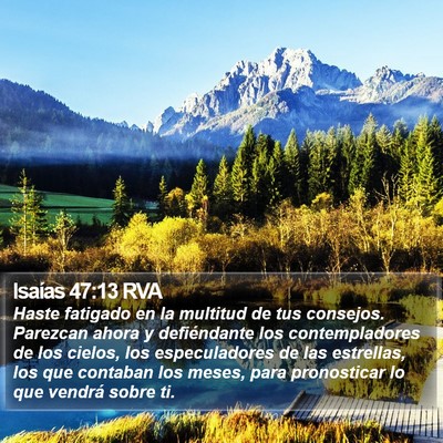 Isaías 47:13 RVA Bible Verse Image