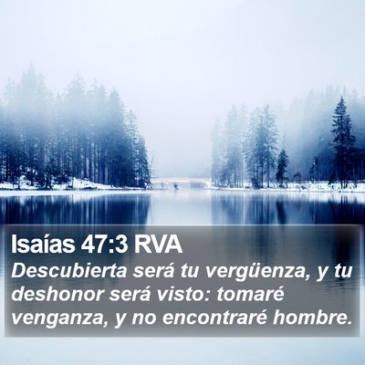 Isaías 47:3 RVA Bible Verse Image
