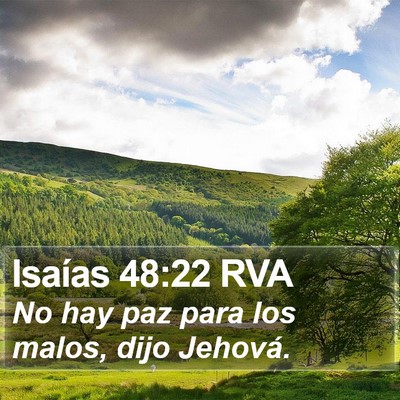 Isaías 48:22 RVA Bible Verse Image