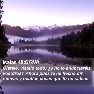 Isaías 48:6 RVA Bible Verse Image