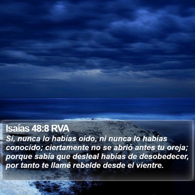 Isaías 48:8 RVA Bible Verse Image