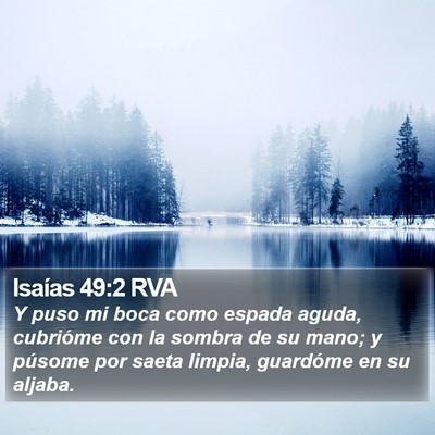 Isaías 49:2 RVA Bible Verse Image