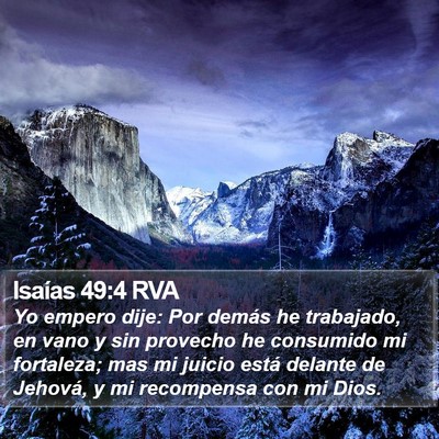 Isaías 49:4 RVA Bible Verse Image