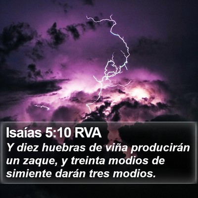 Isaías 5:10 RVA Bible Verse Image