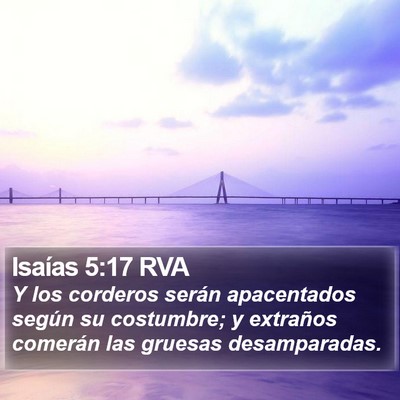 Isaías 5:17 RVA Bible Verse Image