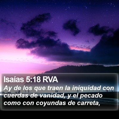 Isaías 5:18 RVA Bible Verse Image