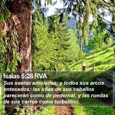 Isaías 5:28 RVA Bible Verse Image
