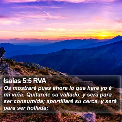 Isaías 5:5 RVA Bible Verse Image