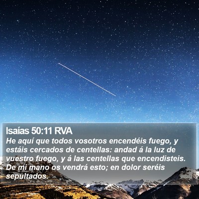 Isaías 50:11 RVA Bible Verse Image