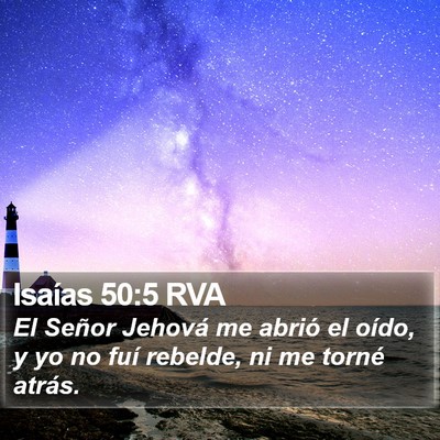 Isaías 50:5 RVA Bible Verse Image