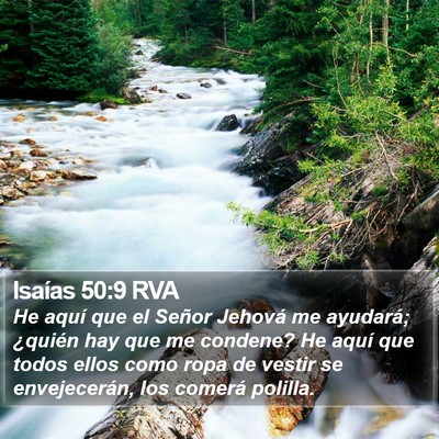 Isaías 50:9 RVA Bible Verse Image