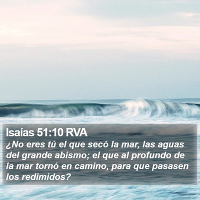 Isaías 51:10 RVA Bible Verse Image