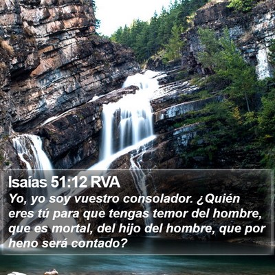 Isaías 51:12 RVA Bible Verse Image