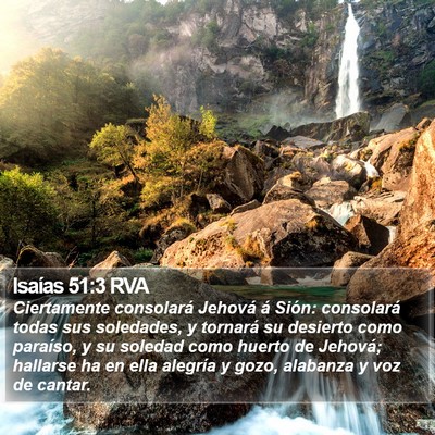 Isaías 51:3 RVA Bible Verse Image