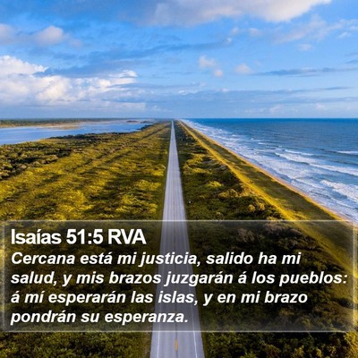 Isaías 51:5 RVA Bible Verse Image