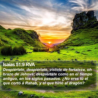 Isaías 51:9 RVA Bible Verse Image